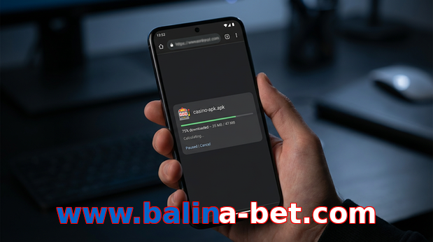 Main screen of Www.balina-bet.com apk page for PK players
