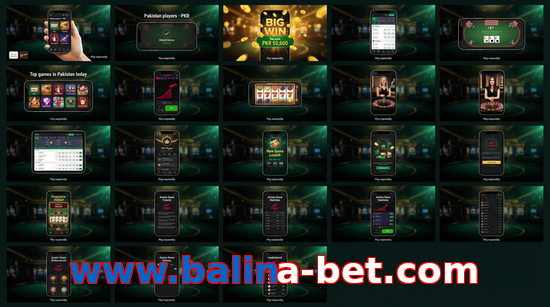 Main screen of Www.balina-bet.com bet page for PK players