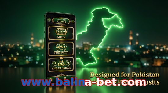 Main screen of Www.balina-bet.com pk page for PK players