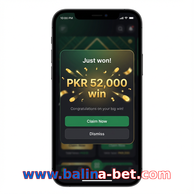 Main screen of Www.balina-bet.com win page for PK players